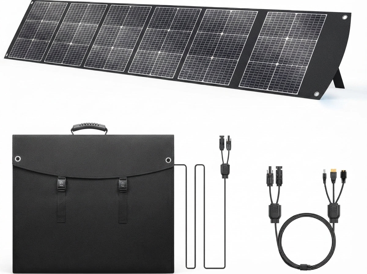 400W Portable Solar Panels CPC Material 3m 40V MC4 Cable & XT60 Anderson DC