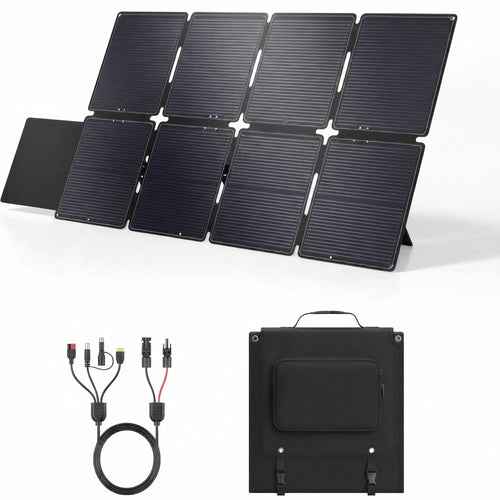 200W Portable Solar Panel for Power Station Generator, Ultra Light Flexible