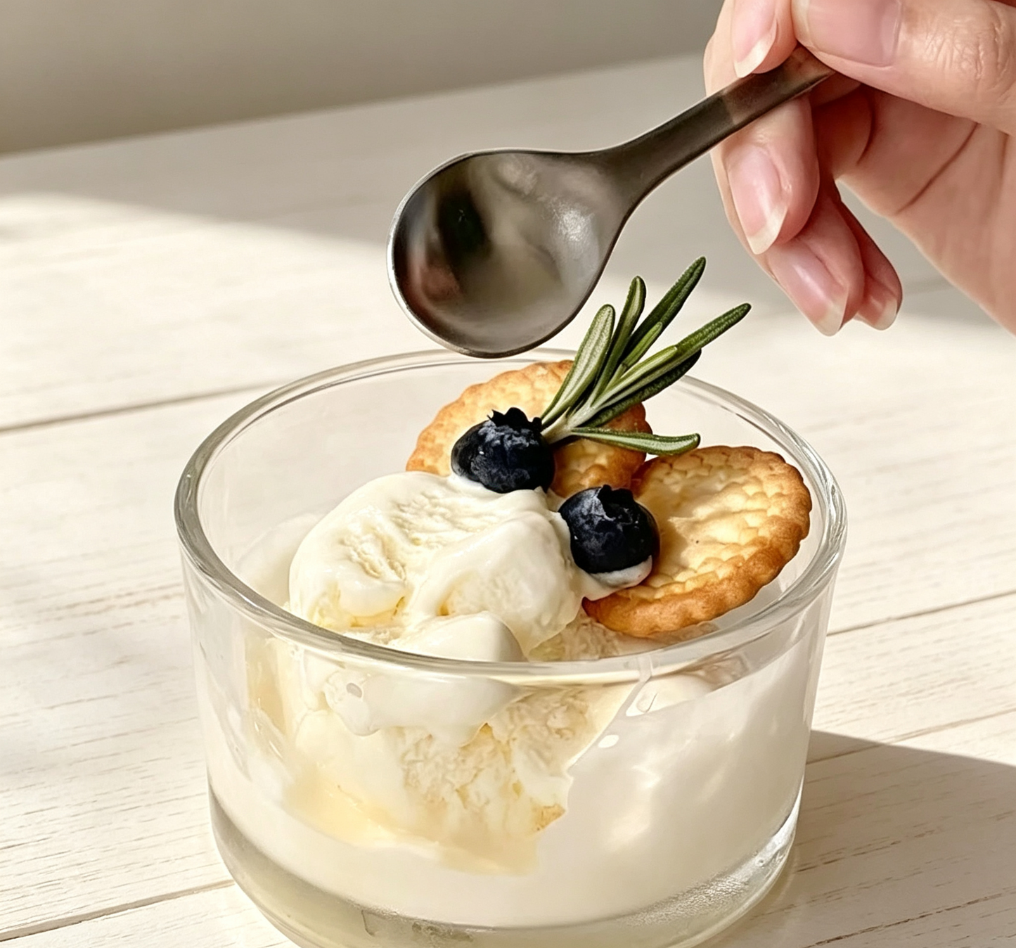 Aesthetic Household Glass Bowls For Ice Cream & Fruit Portioning