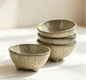 Vintage Distressed Tripod Dipping Sauce & Snack Bowl
